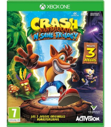 CRASH BANDICOOT N. SANE TRILOGY (INCLUYE 2 NIVELES ADICIONALES)