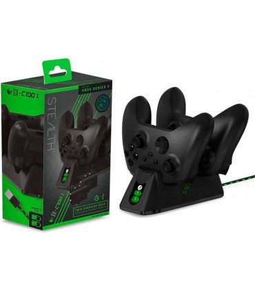 STEALTH TWIN BATTERY PACKS & CHARGING DOCK BLACK (NEGRO)