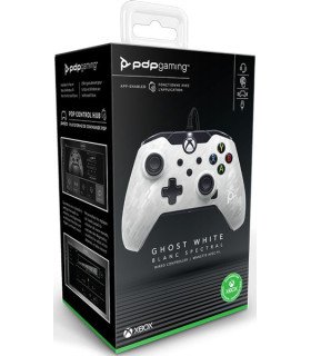 PDP WIRED CONTROLLER GHOST WHITE + JUEGO DIGITAL (XBONE/PC)