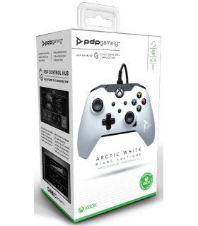 PDP WIRED CONTROLLER ARCTIC WHITE + JUEGO DIGITAL (XBONE/PC)