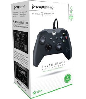 PDP WIRED CONTROLLER RAVEN BLACK + JUEGO DIGITAL (XBONE/PC)