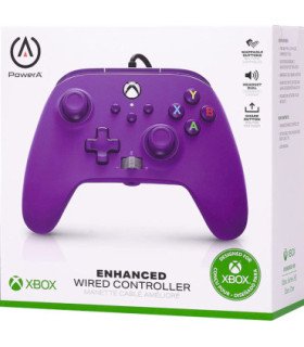POWER A ENHANCED WIRED CONTROLLER ROYALE PURPLE (XBONE/PC)