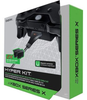 BIONIK HYPER KIT X (CABLE MAGNETICO 3M + 2 BATERIAS DE 1200 mAh)