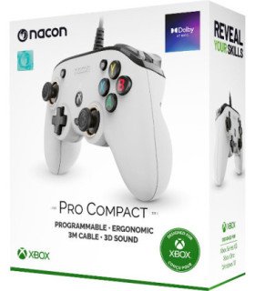 NACON CONTROLLER PRO COMPACT WHITE (BLANCO) (XBOX/WINDOWS 10)