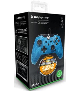 PDP WIRED CONTROLLER REVENANT BLUE + JUEGO DIGITAL (XBONE/PC)