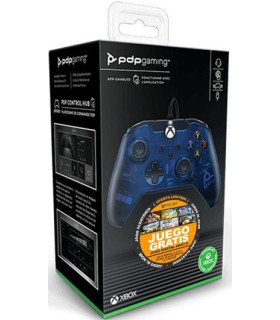 PDP WIRED CONTROLLER MIDNIGHT BLUE + JUEGO DIGITAL (XBONE/PC)