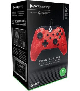 PDP WIRED CONTROLLER PHANTASM RED + JUEGO DIGITAL (XBONE/PC)