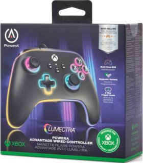 POWER A ADVANTAGE WIRED CONTROLLER LUMECTRA – BLACK (NEGRO) (XBONE)