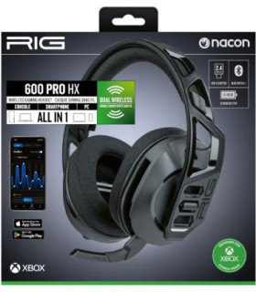 NACON RIG GAMING DUAL WIRELESS HEADSET ALL IN 1  600 PRO HX BLACK (NEGRO) (PC/SMARTPHONE)