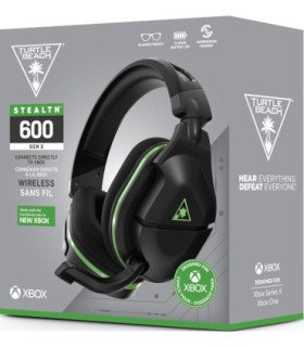 TURTLE BEACH WIRELLESS GAMING HEADSET STEALTH 600 GEN2 BLACK/GREEN (NEGRO/VERDE) (XBONE)