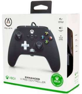 POWER A ENHANCED WIRED CONTROLLER BLACK (NEGRO) (XBONE/PC)