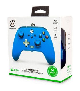 POWER A ENHANCED WIRED CONTROLLER BLUE (AZUL) (XBONE/PC)