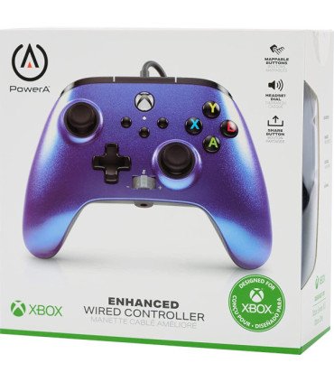 POWER A ENHANCED WIRED CONTROLLER NEBULA (XBONE/PC)