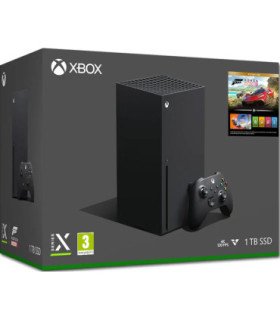 1 TB SSD XBOX SERIE X BLACK (NEGRA) + FORZA HORIZON 5 PREMIUN EDITION