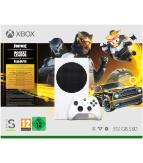 512 GB XBOX SERIE S DIGITALWHITE (BLANCO) GILDED HUNTER (FORTNITE + ROCKET LEAGUE + FALLGUYS)