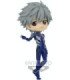 BANPRESTO Q POSKET EVANGELION: NEW THEATRICAL EDITION: KAWORU NAGISA PLUGSUIT STYLE (VER.A) (14 CM)