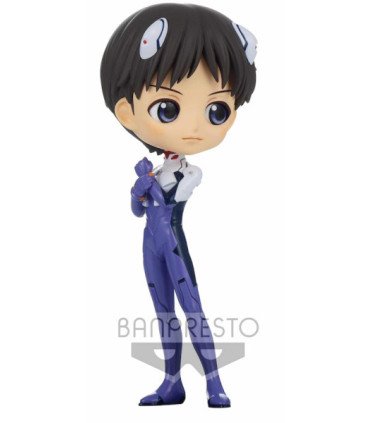 BANPRESTO Q POSKET EVANGELION: NEW THEATRICAL EDITION -SHINJI IKARI PLUGSUIT STYLE- (VER.B) (14 CM)