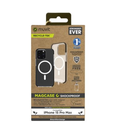Funda muvit recycletek magsafe shockproof 3m
