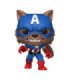 Funko pop marvel capitan america capwolf