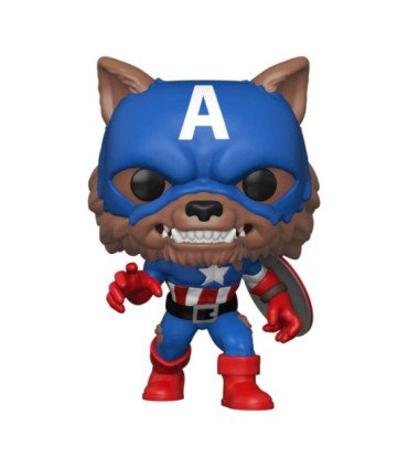 Funko pop marvel capitan america capwolf