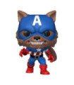 Funko pop marvel capitan america capwolf