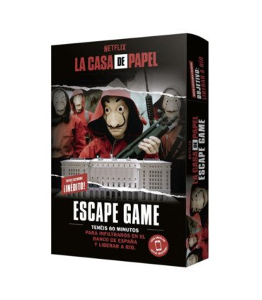 Juego mesa la casa papel: escape