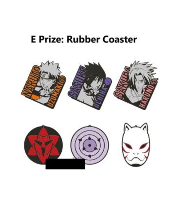 Surtido posavasos bandai 24 unidades naruto