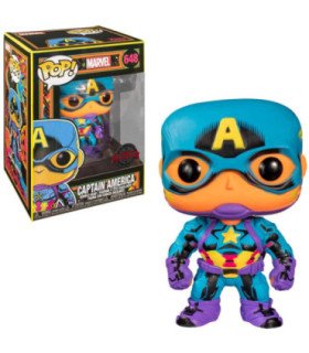 Funko pop marvel black light capitan