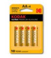 Blister pilas kodak alcalina ultra aa