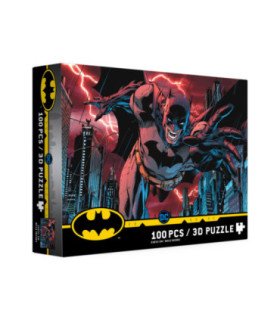 Puzle 100 efecto 3d batman ciudad