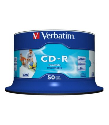 Verbatim cd - r 700mb 52x tarrina 50