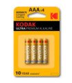 Blister pilas kodak alcalina ultra aaa