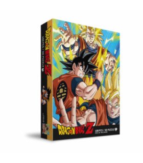 Puzle 100 efecto 3d goku saiyan