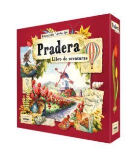 Juego mesa pradera: libro aventuras