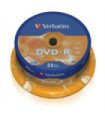 Verbatim dvd - r 4.7gb 16x tarrina 25uds