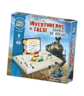 Juego mesa logiquest ¡aventureros al tren!