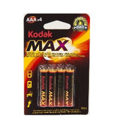 Blister pilas kodak alcalina max aaa