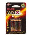 Blister pilas kodak alcalina max aaa