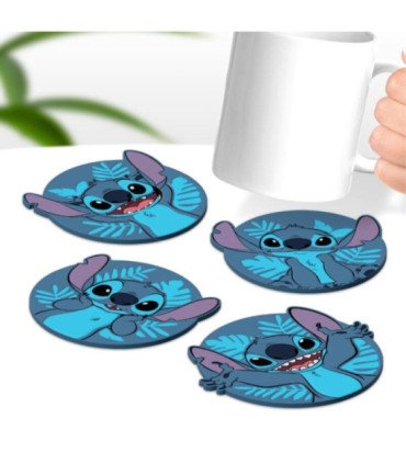 Pack 4 posavasos disney stitch