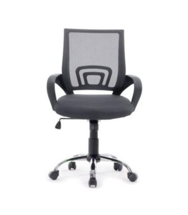 Silla oficina equip 651014 gris ergonomica