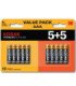 Blister pilas kodak alcalina xtralife aaa