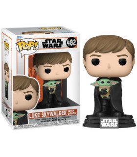 FUNKO POP! STAR WARS THE MANDALORIAN: LUKE SKYWALKERWITH GROGU (482)