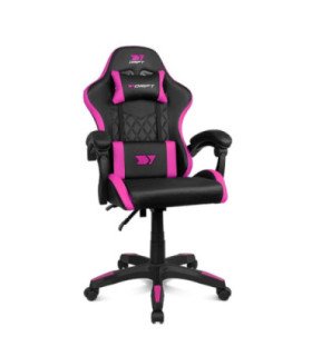 Silla gaming drift dr35 negra fucsia