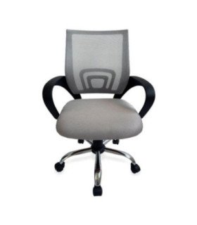 Silla oficina equip 651015 gris ergonomica