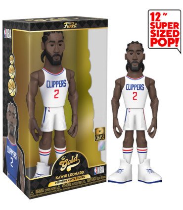 FUNKO POP! GOLD 12" NBA: CLIPPERS KAWHI LEONARD (30 CM) CHASE LIMITED EDITION