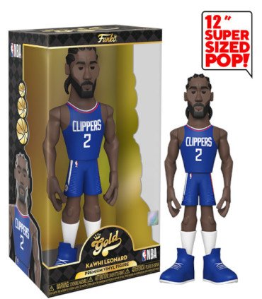 FUNKO POP! GOLD 12" NBA: CLIPPERS KAWHI LEONARD (30 CM)