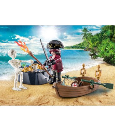 Playmobil starter pack pirata con bote