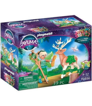 Playmobil ayuma forest fairy con animal