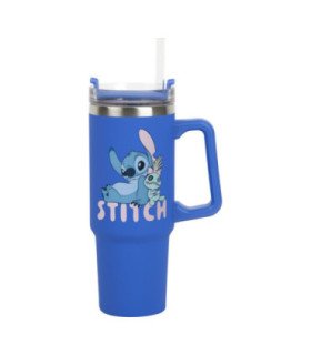 Vaso viaje termico con pajita
