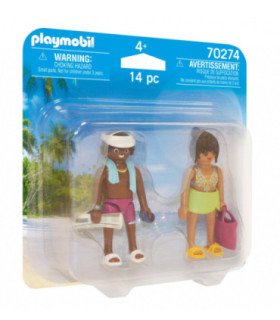 Playmobil figuras pareja vacaciones